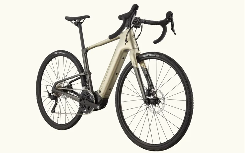 2021 Cannondale Topstone Neo Carbon 4 eGravel Bike in Silver-6